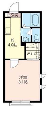 サンアイシス(1K/2階)の間取り写真