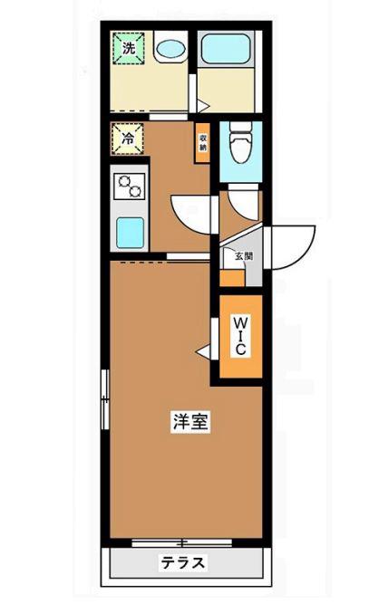 ARRO TORRE西日暮里(1K/1階)の間取り写真