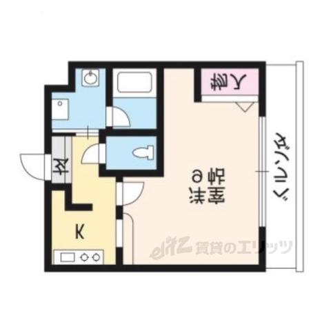LEO VIVACE(1K/3階)の間取り写真