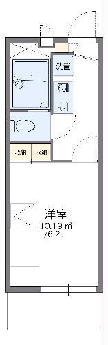 レオパレス彩III(1K/2階)の間取り写真