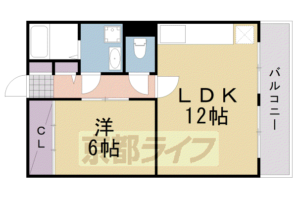 アペルタス(1LDK/1階)の間取り写真