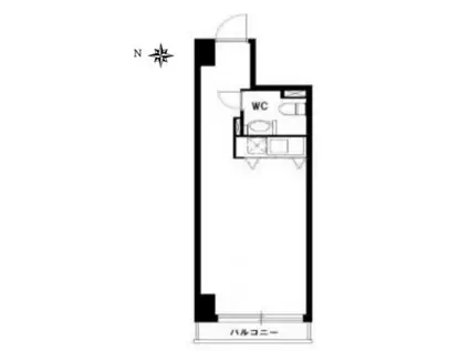 番町ロイヤルコート(ワンルーム/7階)の間取り写真