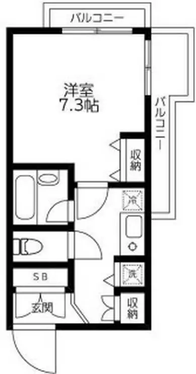 ローバー関内 8階階 間取り