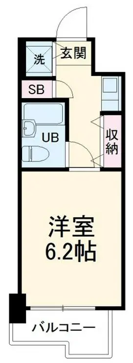 パレ・ドール伊勢佐木町南 6階階 間取り