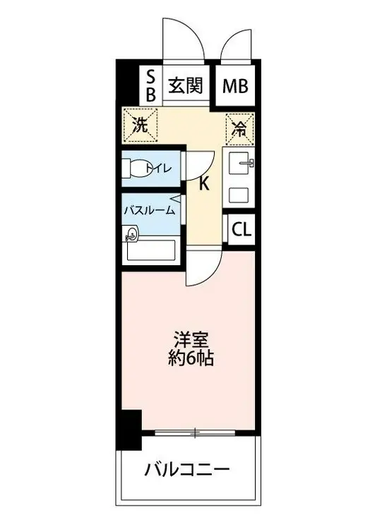 グランフォース所沢 8階階 間取り