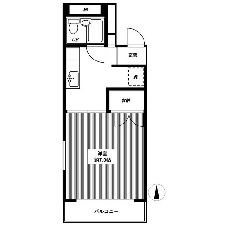グレース西坂 1階階 間取り