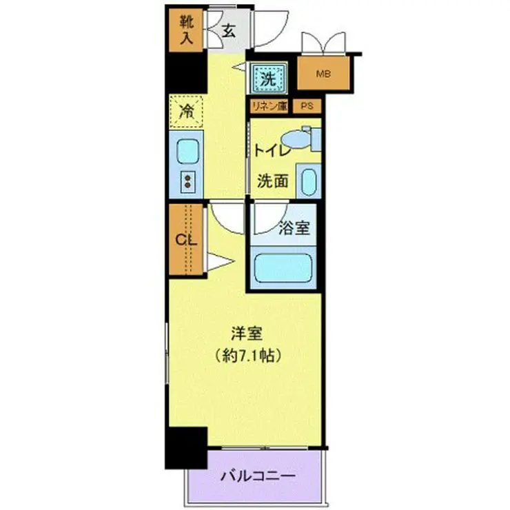 バージュアル大森 4階階 間取り