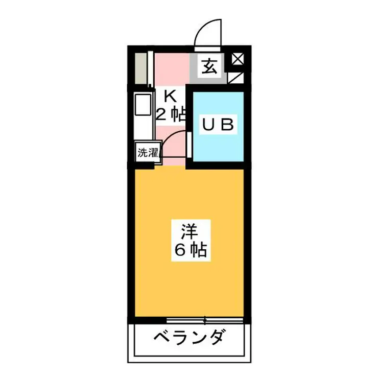 霧が丘ハイツ 1階階 間取り