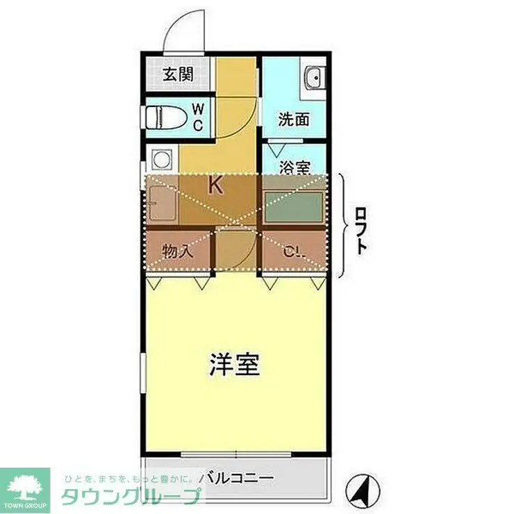 レジデンスTM村岡 2階階 間取り