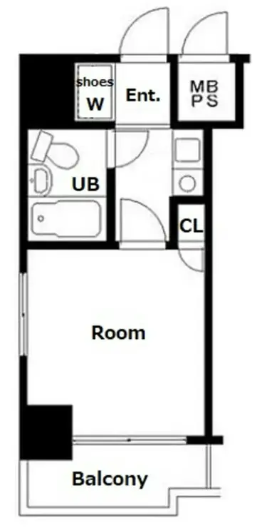 クリオ神奈川新町壱番館 2階階 間取り