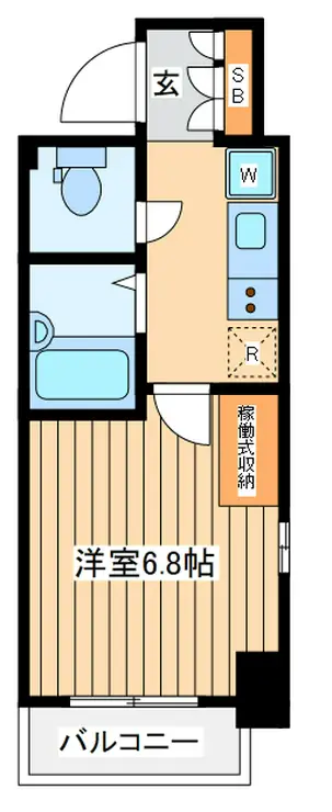 ヴェローナ府中ルッソ 6階階 間取り