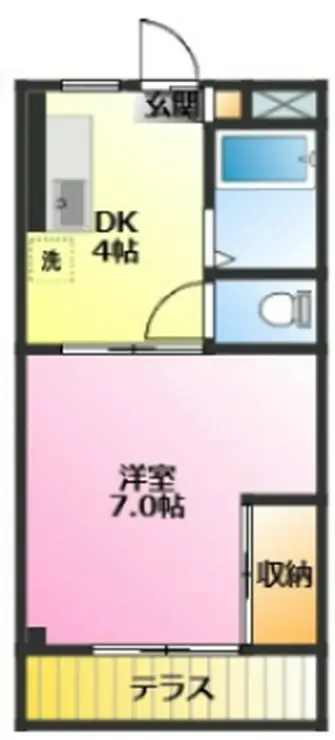 マンション徳丸 3階階 間取り