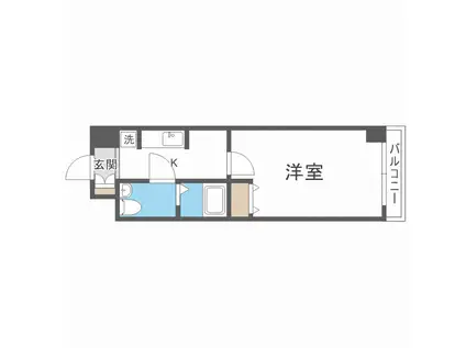 アーデン和泉町(1K/5階)の間取り写真