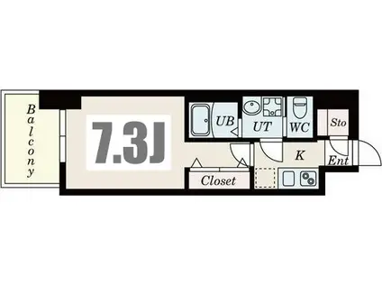 S-RESIDENCE名駅南3月入居可物件あり(1K/5階)の間取り写真