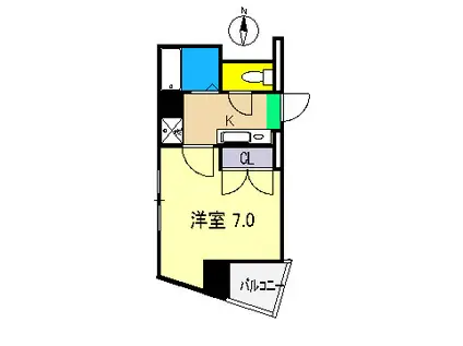 みつわビルII(1K/3階)の間取り写真