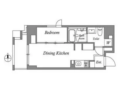 ASTILE秋葉原(1DK/4階)の間取り写真