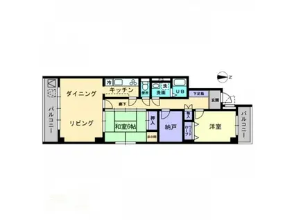 プリメール・ノジマ(2SLDK/3階)の間取り写真