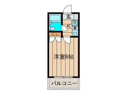 アーバンヒルズマンション日吉(1K/3階)の間取り写真