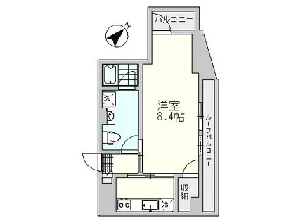 フォルテ荻窪(1K/6階)の間取り写真