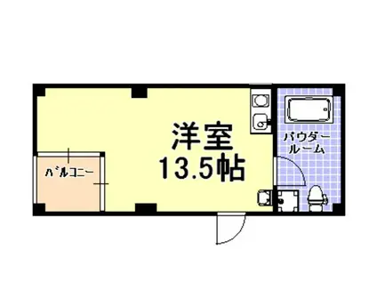 OAZO芦屋上宮川町(ワンルーム/5階)の間取り写真