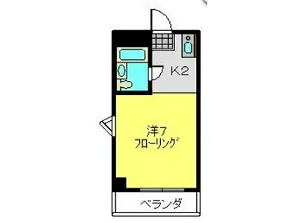 コートリーハウス横浜和田町(1K/3階)の間取り写真