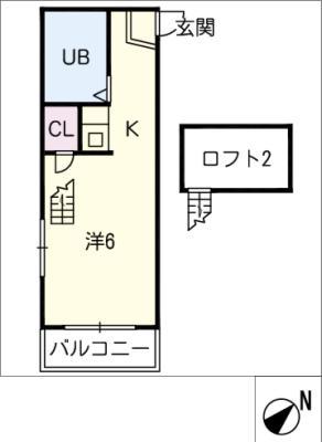 マリエール(ワンルーム/1階)の間取り写真