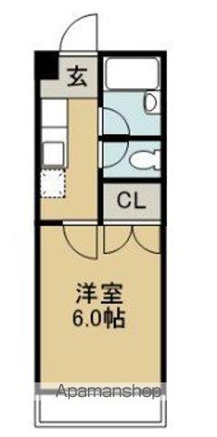 第7三重野ビル(1K/3階)の間取り写真