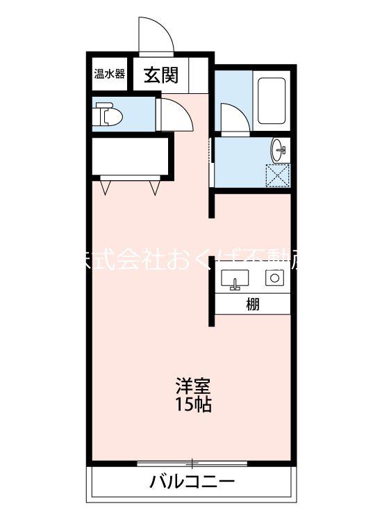 エクセレントマンション(ワンルーム/3階)の間取り写真