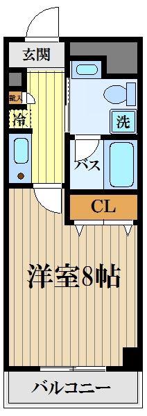 AZALEA恋ケ窪II(1K/3階)の間取り写真