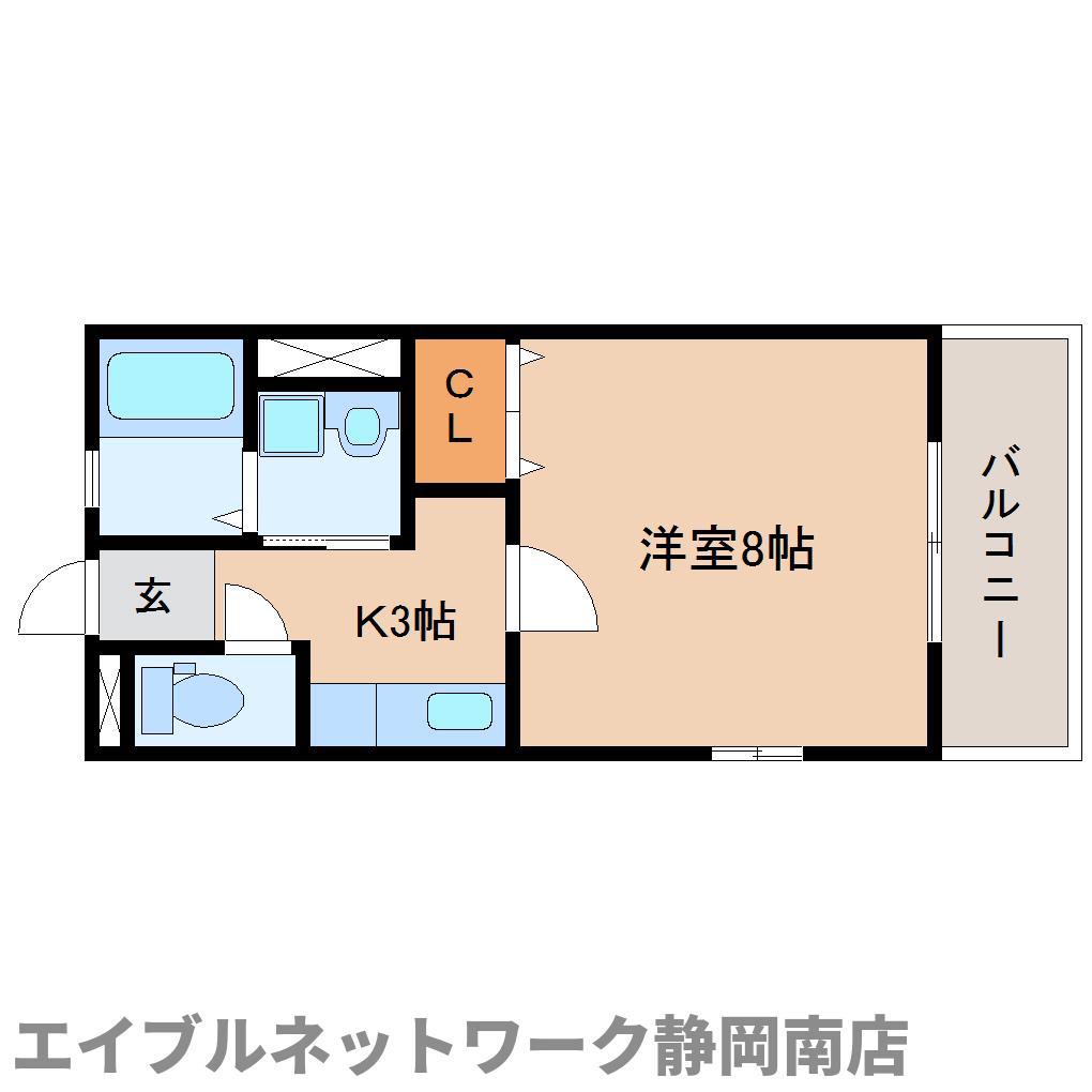 メゾン彩(1K/1階)の間取り写真