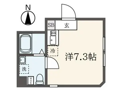 ALATO SUMIYOSHI(ワンルーム/3階)の間取り写真