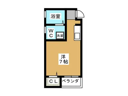 KA-NA MAISON増尾(ワンルーム/3階)の間取り写真
