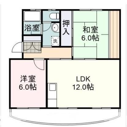 サンコーポ馬渕 北(3DK/3階)の間取り写真