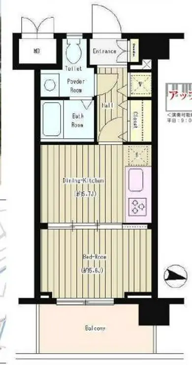 コンチェルト杉並 4階階 間取り
