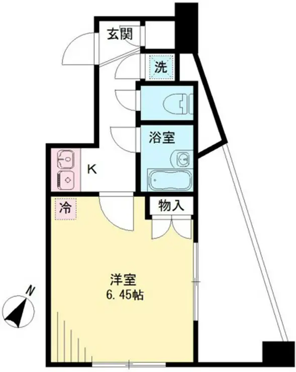 ダイヤメイト聖蹟 7階階 間取り