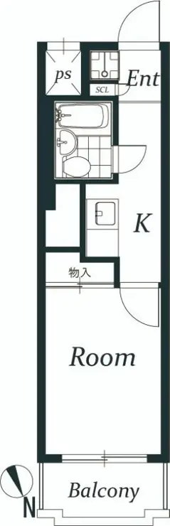 ベル島田 7階階 間取り