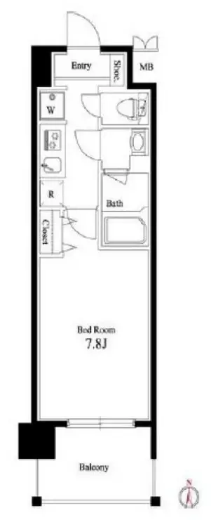 ハーモニーレジデンス森下ステーションフロント 5階階 間取り