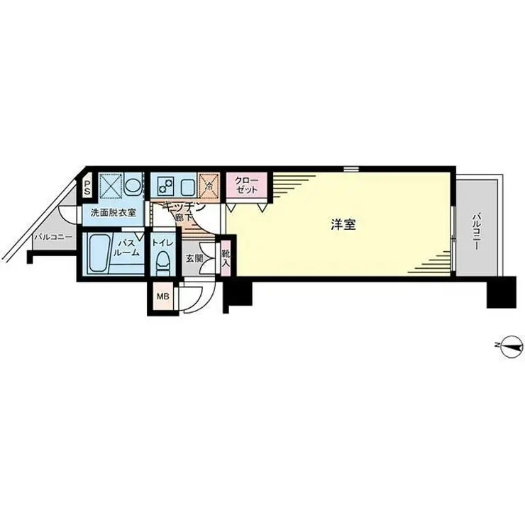 トーシンフェニックス目黒碑文谷 3階階 間取り