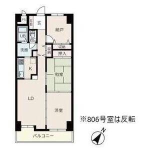 小樽グランドパレス(3LDK/9階)の間取り写真