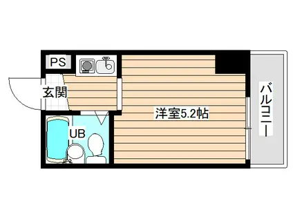 OGGI西九条(1K/7階)の間取り写真