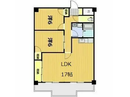 グランドメゾン大宮(3LDK/3階)の間取り写真