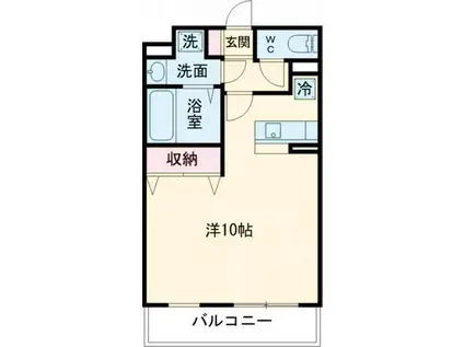 大島マンション2(ワンルーム/3階)の間取り写真