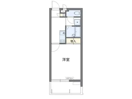 シーサイド花結(1K/3階)の間取り写真