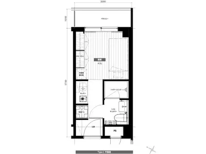 MENOCA MYOGADANI(ワンルーム/9階)の間取り写真