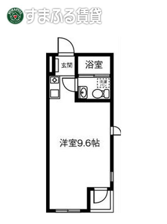 フジメゾン矢作(ワンルーム/1階)の間取り写真