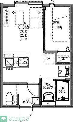 KEIAI RESIDENCE 新柏II(1LDK/3階)の間取り写真
