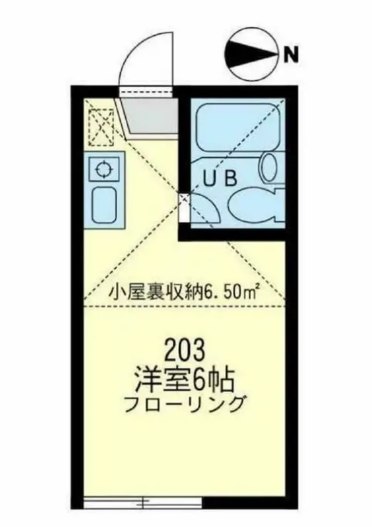 ネオステージ横須賀中央 2階階 間取り