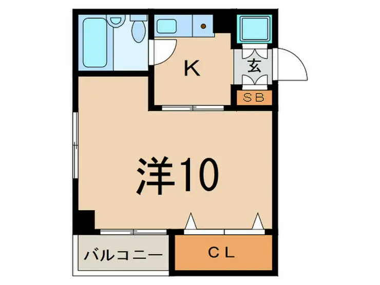 プレステージ駒場 3階階 間取り