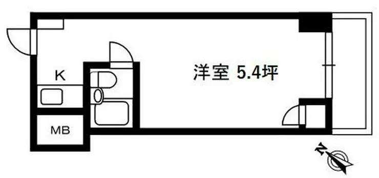 アンバサダー六本木 8階階 間取り