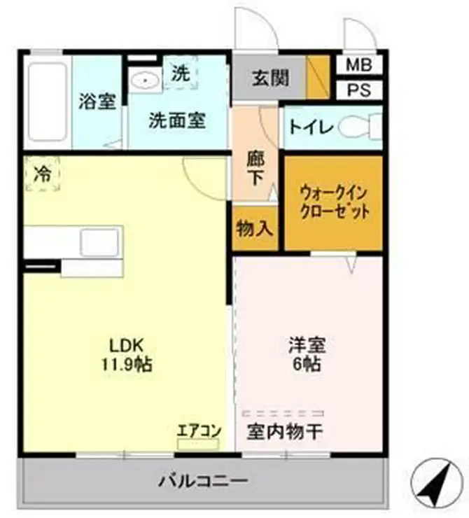 ガーデンヒルズ 2階階 間取り